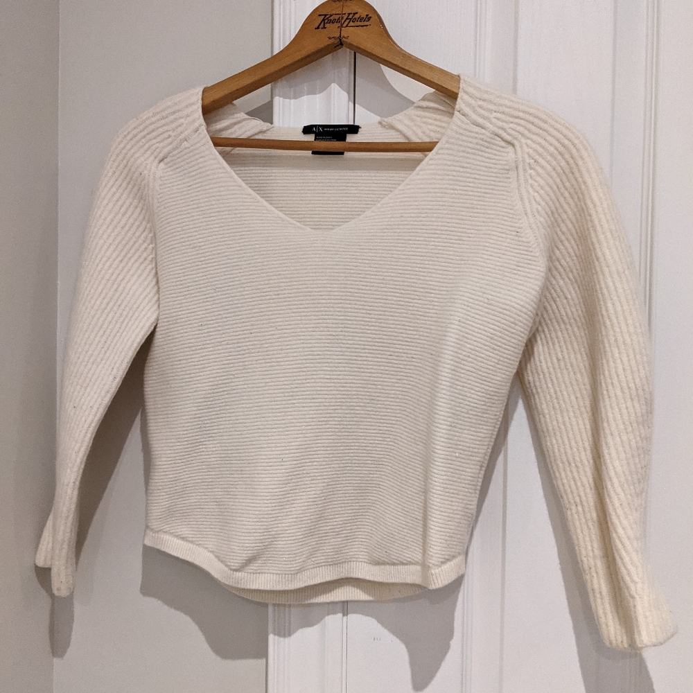 Armani exchange cropped knit